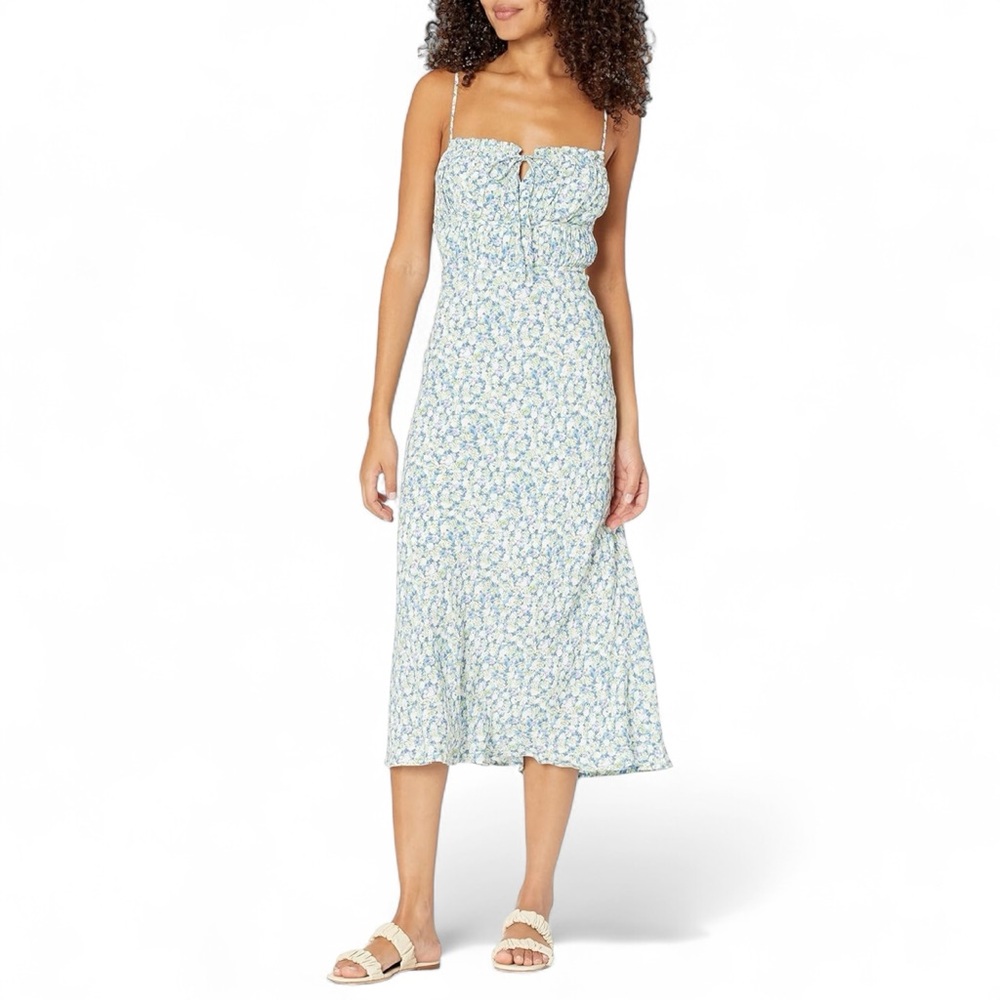 ASTR the Label Maritza Floral Midi Dress Size XS